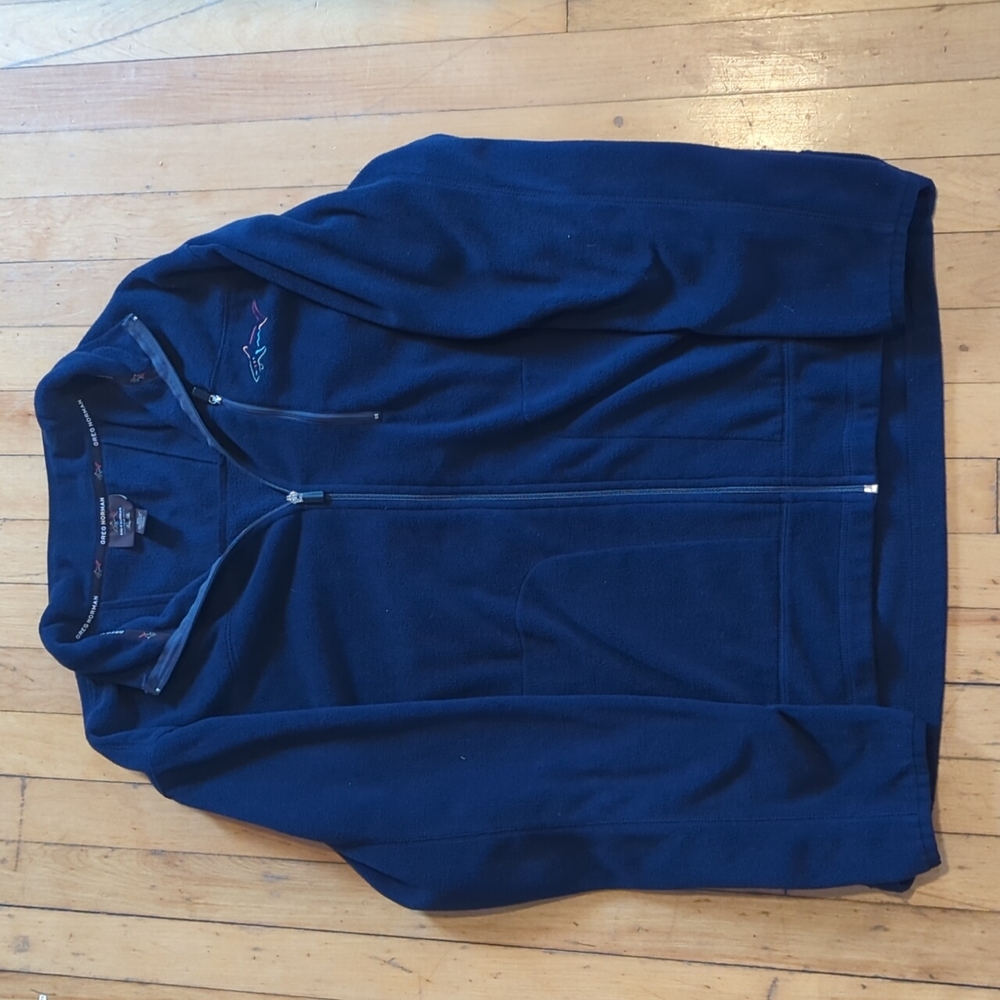 Greg Norman XL Blue Fleece Sweater